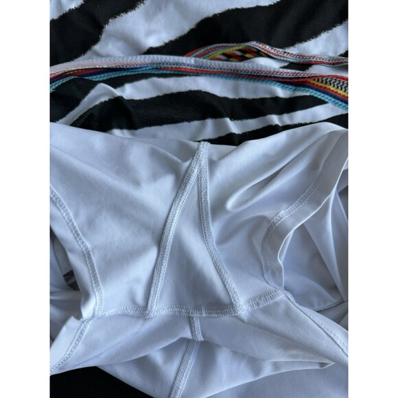 Lucky in Love Zebra Multicolor Tennis Pickleball Golf Skating Skirt Skort Sz XL - Picture 7 of 7